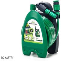Trade Shop - 10-METER-MINI-SCHLAUCHAUFROLLER GARTEN-SPRINKLER KOMPAKTER WASSERSCHLAUCHAUFROLLER - von TRADE SHOP TRAESIO