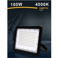Trade Shop Traesio - Trade Shop - LED-Strahler 100W Ultraflacher Außenstrahler Schwarz IP65 Licht 6500K 4000K 3000K FS100W-N - Trade Shop Traesio - Trade Shop - LED-Strahler 100W Ultraflacher Außenstrahler Schwarz IP65 Licht 6500K 4000K 3000K FS100W-N - von TRADE SHOP TRAESIO