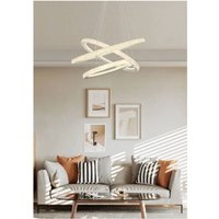 Trade Shop Traesio - Trade Shop - 132 w weiss led kronleuchter 3 ringe mit kristallen licht 6500K 3000K 4000K LP-33B - Trade Shop Traesio - Trade Shop - 132 w weiss led kronleuchter 3 ringe mit kristallen licht 6500K 3000K 4000K LP-33B - von TRADE SHOP TRAESIO