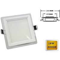Trade Shop Traesio - Trade Shop - schlankes led-panel, einbauleuchte, quadratisch, 18 watt, 4000 k, 6500 k, 3000 k, 265 v, P-165EQ - Trade Shop Traesio - Trade Shop - schlankes led-panel, einbauleuchte, quadratisch, 18 watt, 4000 k, 6500 k, 3000 k, 265 v, P-165EQ - von TRADE SHOP TRAESIO