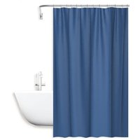 Trade Shop Traesio - Trade Shop - impermeabile 180X200CM mit 12 ganci anellen bagno blu 69892 - von TRADE SHOP TRAESIO