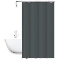 Trade Shop Traesio - Trade Shop - sale doccia antimuffa impermeabile 180X200CM mit anellen bagno scuro 79718 - von TRADE SHOP TRAESIO