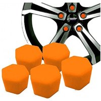 Trade Shop - 20 fluoreszierende orangefarbene universal-radmutternabdeckungen aus silikon - Trade Shop - 20 fluoreszierende orangefarbene universal-radmutternabdeckungen aus silikon - von TRADE SHOP TRAESIO