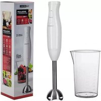Trade Shop - 200w Tauchmixer mit Glas 500ml Chopper 2 Geschwindigkeitsmischer-Frucht - von TRADE SHOP TRAESIO
