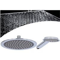 Trade Shop Traesio - Trade Shop - 23CM runde kopfbrause mit 11CM runder handbrause in abs chrom - von TRADE SHOP TRAESIO