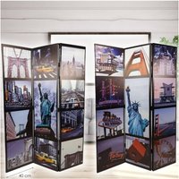 Trade Shop - trennwand mit 3 teilen 180X120CM beidseitiger druck new york - Trade Shop - trennwand mit 3 teilen 180X120CM beidseitiger druck new york - von TRADE SHOP TRAESIO