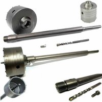 Trade Shop Traesio - Trade Shop - carotatrice tazzoper muro pietra da 30 a 160MM + asta da 60CM sds plus - -45 mm - Trade Shop Traesio - Trade Shop - carotatrice tazzoper muro pietra da 30 a 160MM + asta da 60CM sds plus - -45 mm - von TRADE SHOP TRAESIO