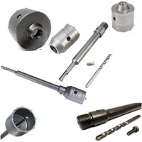 Trade Shop - 30MM bis 130MM wandkernschneider + 35 cm sds plus stab - von TRADE SHOP TRAESIO