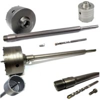 Trade Shop Traesio - Trade Shop - tazzo carotatrice für muro da 30MM bis 130MM + asta da 65 cm sds plus - Trade Shop Traesio - Trade Shop - tazzo carotatrice für muro da 30MM bis 130MM + asta da 65 cm sds plus - von TRADE SHOP TRAESIO