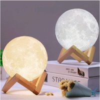Trade Shop Traesio - Trade Shop - 3D led mondförmig usb mond lampe einstellbar nachtlicht wiederaufladbar - Trade Shop Traesio - Trade Shop - 3D led mondförmig usb mond lampe einstellbar nachtlicht wiederaufladbar - von TRADE SHOP TRAESIO