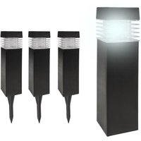 Trade Shop - 4 Solar-Lade-Gartenlampen Solar-Steckstäbe 1 led Weißlicht-Technologie - Trade Shop - 4 Solar-Lade-Gartenlampen Solar-Steckstäbe 1 led Weißlicht-Technologie - von TRADE SHOP TRAESIO