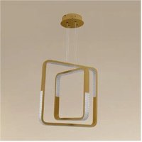 Trade Shop - 64WATT quadratische led-hängelampe kristall-effekt modern gold 32200 - Trade Shop - 64WATT quadratische led-hängelampe kristall-effekt modern gold 32200 - von TRADE SHOP TRAESIO