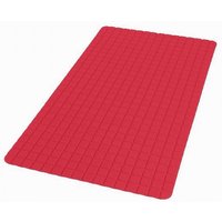 Trade Shop Traesio - Trade Shop - tappetino antiscivolo bagno arredo 69 x 39 cm rosso mit quadratini 69940 - von TRADE SHOP TRAESIO