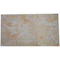 Trade Shop Traesio - Trade Shop - 77X70CM ziegelbeige pvc tapete 3D klebe wandplatte - von TRADE SHOP TRAESIO
