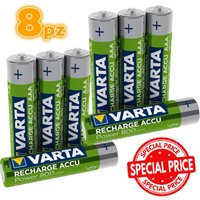 Trade Shop - 8 MINI STILO BATTERIE MINI AAA RECARICABILE RECARICAL 800mAh - Trade Shop - 8 MINI STILO BATTERIE MINI AAA RECARICABILE RECARICAL 800mAh - von TRADE SHOP TRAESIO