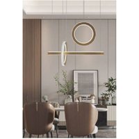 Trade Shop - 80W led Pendelleuchte Kronleuchter 6500K 4000K Kristalleffekt Modern LP-23 - Gold Trade Shop - 80W led Pendelleuchte Kronleuchter 6500K 4000K Kristalleffekt Modern LP-23 - Gold von TRADE SHOP TRAESIO