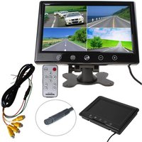 Trade Shop - 9'' TFT DIGITAL LCD MONITOR TV VIDEOÜBERWACHUNG 4 VIDEOEINGÄNGE - von TRADE SHOP TRAESIO