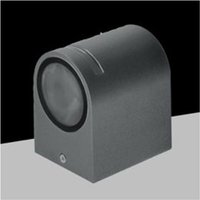 Trade Shop - Außenwandlampe Fassaden Balkon Wandleuchte GU10 Angriff IP54 GREY GN-WL061-G - von TRADE SHOP TRAESIO