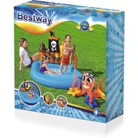Trade Shop - AUFBLASBARER SPIELPLATZ FÜR KINDER PIRATEN MEERWASSER POOL 140X130CM - Trade Shop - AUFBLASBARER SPIELPLATZ FÜR KINDER PIRATEN MEERWASSER POOL 140X130CM - von TRADE SHOP TRAESIO