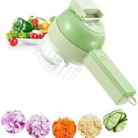 Trade Shop - TRAGBARER MULTIFUNKTIONALER GEMÜSESCHNEIDER MIT USB-AUFLADBAREM, AKKU - Trade Shop - TRAGBARER MULTIFUNKTIONALER GEMÜSESCHNEIDER MIT USB-AUFLADBAREM, AKKU - von TRADE SHOP TRAESIO