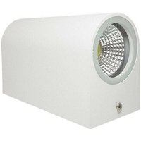 Trade Shop - DOPPELLICHT LED WANDLEUCHTE 10W SCHWARZ WEISS UP DOWN WANDLEUCHTE AUßENSCHEINWERFER - Weiß Trade Shop - DOPPELLICHT LED WANDLEUCHTE 10W SCHWARZ WEISS UP DOWN WANDLEUCHTE AUßENSCHEINWERFER - Weiß von TRADE SHOP TRAESIO