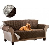 Trade Shop - DOPPELSEITIGER 2-SITZER SOFABEZUG FÜR TIERHAARSCHUTZ 140 X 170 CM - von TRADE SHOP TRAESIO