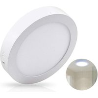 Trade Shop Traesio - Trade Shop - Deckenstrahler Panel Decke Led Kaltes Licht 12W Quadratisch Rund - Rund von TRADE SHOP TRAESIO