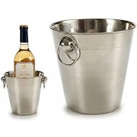 Trade Shop - EISKÜHLER AUS STAHL MIT GRIFFEN, KLEINER 18 CM FLASCHENHALTER - von TRADE SHOP TRAESIO