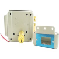 Trade Shop - ELEKTRISCHES TÜRSCHLOSS KOMPLETT DRUCKKNOPF LINQ LI-LK758 - von TRADE SHOP TRAESIO