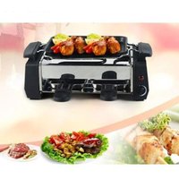 Trade Shop - ELEKTROGRILL TISCHGRILL CAMPING 2 TABLETTS 1000W 1000W HY9098 - von TRADE SHOP TRAESIO