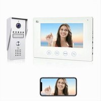 Trade Shop - Einfamilienhaus-WLAN-Video-Gegensprechanlage Smart Monitor 7" Wireless 2 Drähte App SD-B17 - von TRADE SHOP TRAESIO