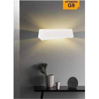 Trade Shop Traesio - Trade Shop - G9 GS-E76 moderne design rechteckige bi-emission gips wandleuchte - von TRADE SHOP TRAESIO