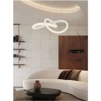 Trade Shop - 40W LED-Kronleuchter mit geflochtenem Kristalleffekt, 6500K, 3000K, 4000K, LP-25B - von TRADE SHOP TRAESIO