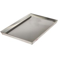 Trade Shop - Geschweißtes rechteckiges Tin-Pan-Bett von 60 cm für Pizzaofen Silber 006519 - Trade Shop - Geschweißtes rechteckiges Tin-Pan-Bett von 60 cm für Pizzaofen Silber 006519 - von TRADE SHOP TRAESIO