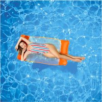 Trade Shop - HÄNGEMATTE SCHWIMMENDE AUFBLASBARE MATRATZE RELAX MEER POOL NET BODEN - von TRADE SHOP TRAESIO