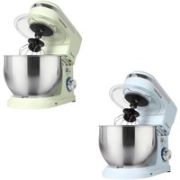 Trade Shop - IMPASTATRICE PLANETARIA DA CUCINA 1000W 5LT CON COPERCHIO PARASCHIZZI 3 GANCI 6 VELOCITÀ - von TRADE SHOP TRAESIO