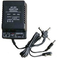 Trade Shop - UNIVERSAL-NETZTEIL-TRANSFORMATOR 1000 mA VON 1,5 V BIS 12 V AC DC-ANSCHLÜSSE ITA - von TRADE SHOP TRAESIO