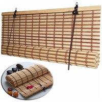 Trade Shop - SONNENSEGEL ROLLO SONNENSCHUTZ AFRIKA AUS WEIDENRUTEN 120X250CM - von TRADE SHOP TRAESIO