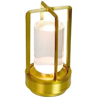 Trade Shop - 3 Watt Laterne LED Laterne Wiederaufladbare Lichtstühren Dimmable CCT D37-3C - Gold Trade Shop - 3 Watt Laterne LED Laterne Wiederaufladbare Lichtstühren Dimmable CCT D37-3C - Gold von TRADE SHOP TRAESIO