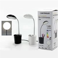 Trade Shop - LAMPADA DA TAVOLO SCRIVANIA CON PORTAPENNE 3 WATT 15LED 16V A LUCE CALDA IN 2 COLORI - Trade Shop - LAMPADA DA TAVOLO SCRIVANIA CON PORTAPENNE 3 WATT 15LED 16V A LUCE CALDA IN 2 COLORI - von TRADE SHOP TRAESIO