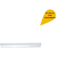 Trade Shop - LED NEON T5 DECKENLEUCHTE UNTERSCHRANK TRANSPARENTES GLAS 24 WATT 120 CM - von TRADE SHOP TRAESIO