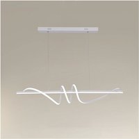 Trade Shop - LED-Pendelleuchte 65W weiß gewelltes Spirallicht 4000K horizontaler Wirbel 32422 - Trade Shop - LED-Pendelleuchte 65W weiß gewelltes Spirallicht 4000K horizontaler Wirbel 32422 - von TRADE SHOP TRAESIO