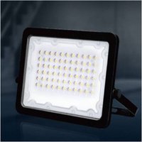 Trade Shop - LED-Strahler, 50 W, ultraflacher schwarzer Außenstrahler, natürliches Licht, warm/kalt, FS50W-N - Trade Shop - LED-Strahler, 50 W, ultraflacher schwarzer Außenstrahler, natürliches Licht, warm/kalt, FS50W-N - von TRADE SHOP TRAESIO