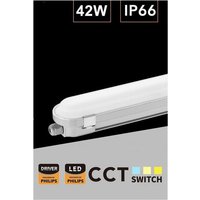 Trade Shop - LED-RÖHRE LINEARE DECKENLEUCHTE 150 CM 42WATT IP66 CCT 4000K-5000K-6500K YL18-150-3C - von TRADE SHOP TRAESIO