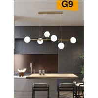 Trade Shop - MODERNER DECKENHÄNGER KRONLEUCHTER MIT 6 KUGELN GLÜHBIRNENFASSUNG G9 B88 - Trade Shop - MODERNER DECKENHÄNGER KRONLEUCHTER MIT 6 KUGELN GLÜHBIRNENFASSUNG G9 B88 - von TRADE SHOP TRAESIO