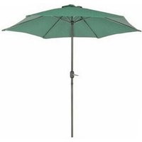 Trade Shop - Gartenschirm Pavillon Sonnenschirm 236xØ270cm Grün mit Kurbel 206423 - von TRADE SHOP TRAESIO