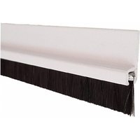 Trade Shop - PVC-TÜRZUG MIT BÜRSTE 90CM WEISS KLEBBAR KALTZUG EXKLUSIV FÜR FRANZÖSISCHE FENSTER - von TRADE SHOP TRAESIO