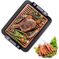 Trade Shop - elektrischer anti-rauch-grill 1000W Q-HB67 rauchfreier grill antihaftplatte - Trade Shop - elektrischer anti-rauch-grill 1000W Q-HB67 rauchfreier grill antihaftplatte - von TRADE SHOP TRAESIO