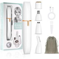 Trade Shop - RASOIO ELETTRICO DONNA 4 IN 1 INDOLORE RICARICABILE PORTATILE DEPILATORE PER VISO CORPO - Trade Shop - RASOIO ELETTRICO DONNA 4 IN 1 INDOLORE RICARICABILE PORTATILE DEPILATORE PER VISO CORPO - von TRADE SHOP TRAESIO