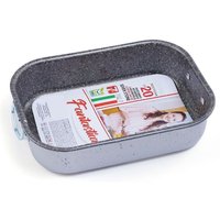 Trade Shop - ROSTIERA TEGLIA RETTANGOLARE CON MANICI 20CM RIVESTIMENTO ANTIADERENTE ANTIGRAFFIO 056181 - von TRADE SHOP TRAESIO